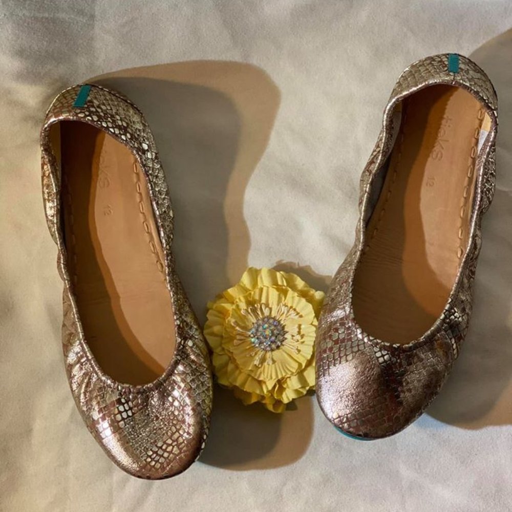 Tieks | Flats | Wild Copper | Size 12 | EUC